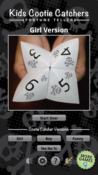 Cootie Catcher Fortune Teller Screenshot
