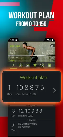 Game screenshot 150 Dips Workout: Strong Arms apk