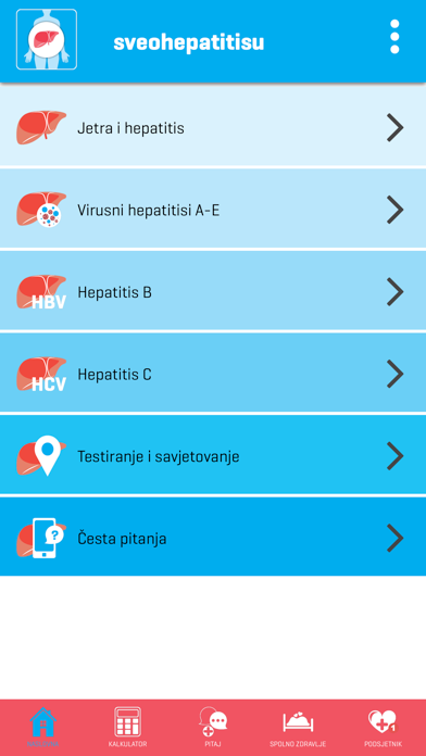 Screenshot #1 pour Sve o hepatitisu