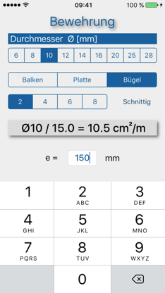 Bewehrung screenshot 3