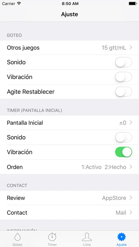Goteo Infusión screenshot 5 of 5