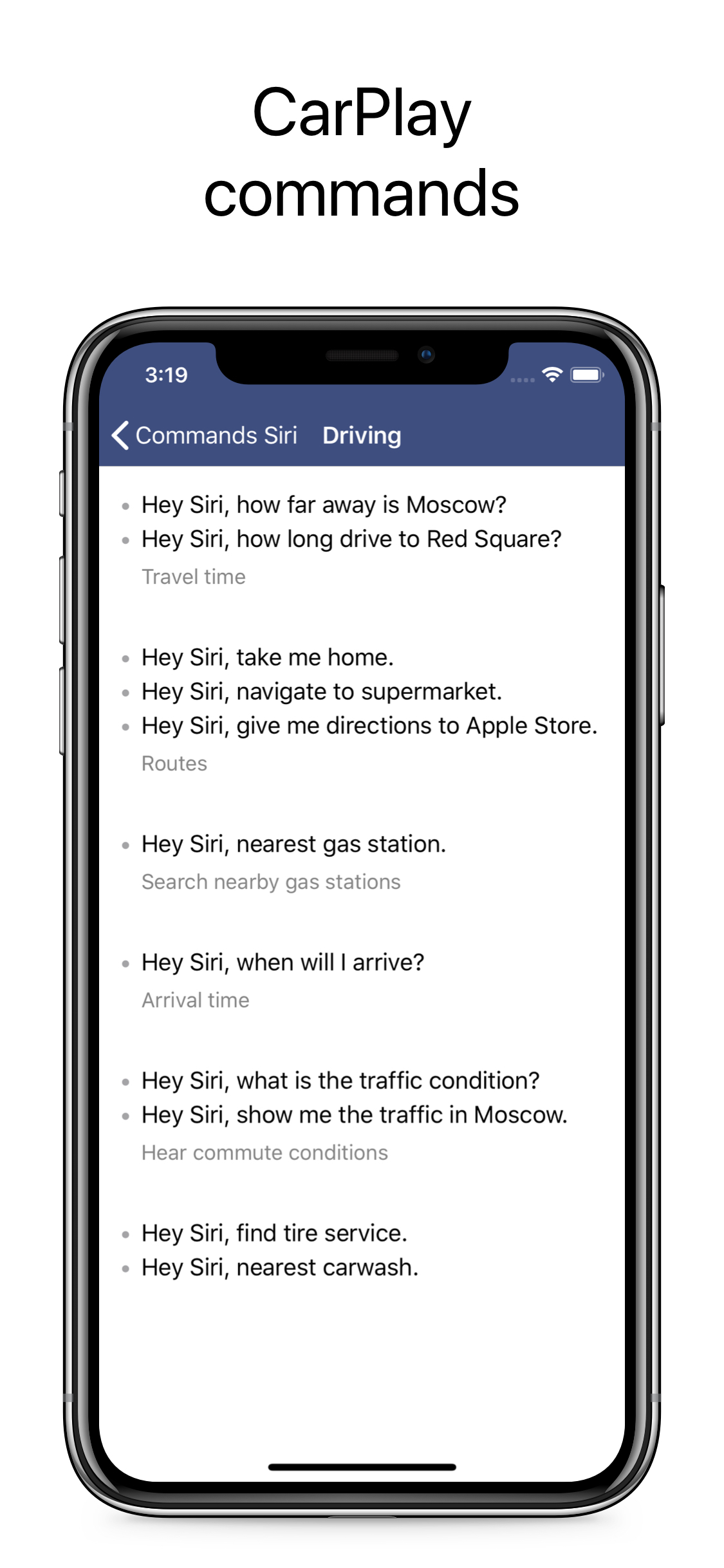 Commands for Siri screenshot 3