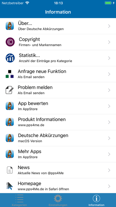 Acana Abkürzungen screenshot