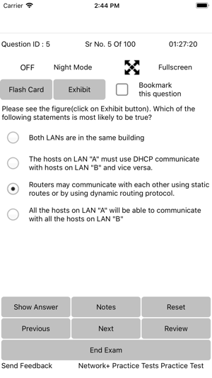 Exam Sim For Network+ N10-007(圖3)-速報App
