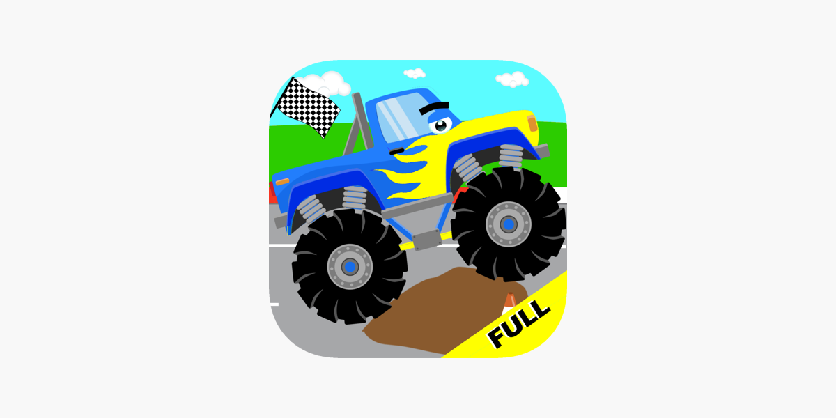 Monster Trucks Game Kids FULL on the App Store