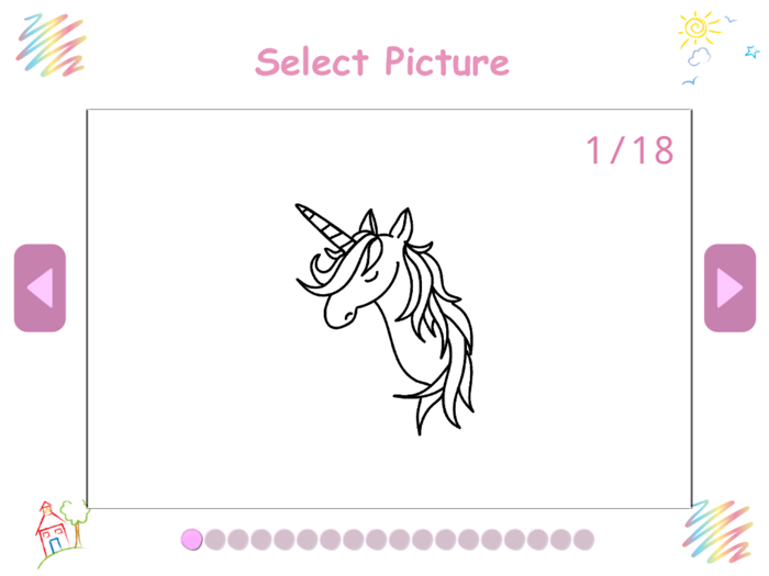 Draw  Color – Horses, Pony’s