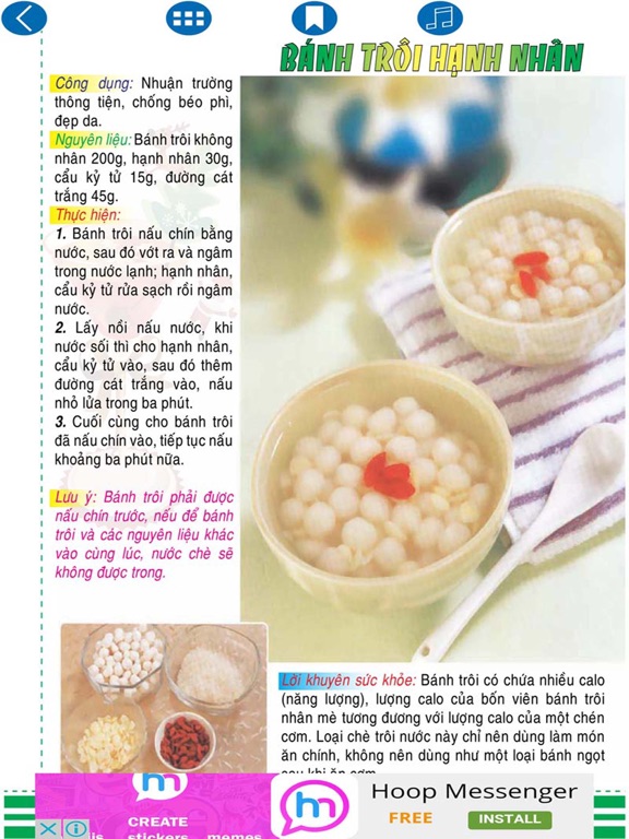 Screenshot #5 pour Chè ít béo, đẹp dáng dễ nấu