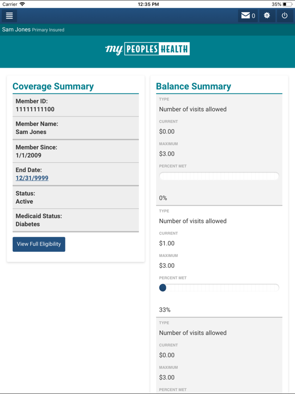 Screenshot #5 pour MyPeoplesHealth