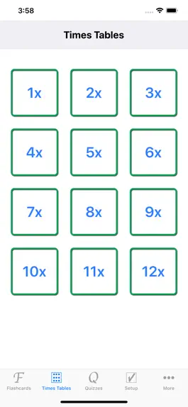 Game screenshot Times Tables Flashcards apk
