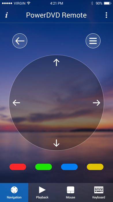 PowerDVD Remote App screenshot