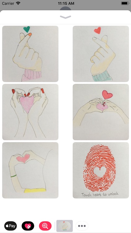 Heart Shaker : finger heart