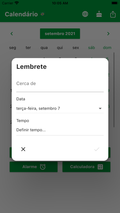 Calendário Brasileiro 2024 Screenshot