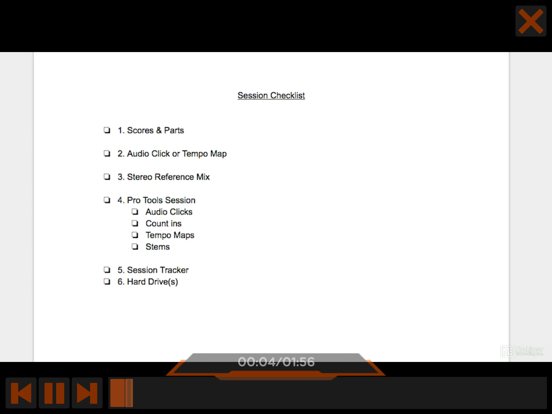 Screenshot #6 pour Prepping For Live Recording