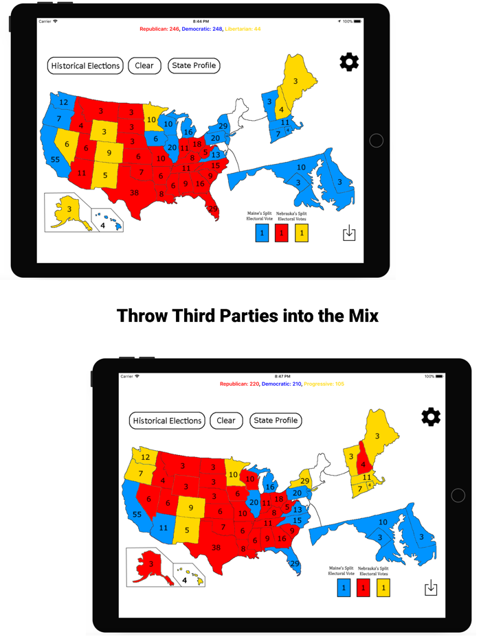 Electoral College Calculator
