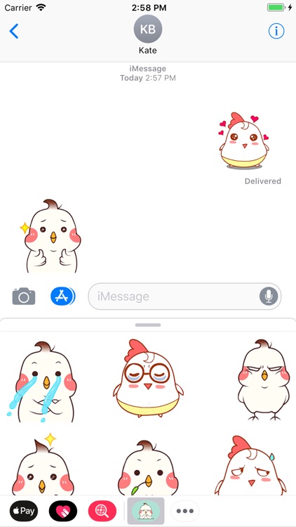 Funny Chicky Animated Stickers