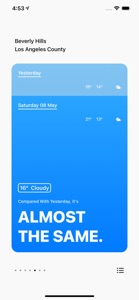 YesterWeather: Feels Comparing screenshot #4 for iPhone