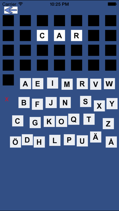 Swedish Alphabet Screenshot