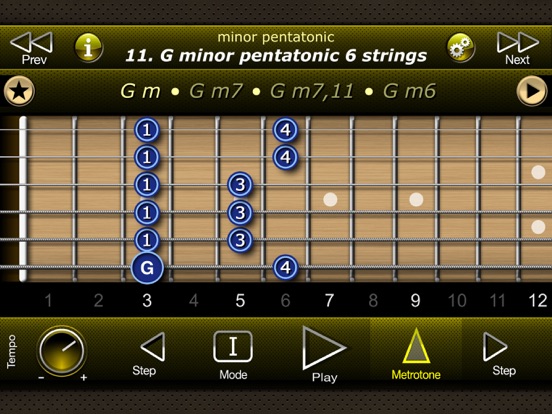 Screenshot #5 pour Guitar Modal Pentatonic Scales