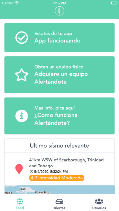 Alertándote Alerta Sísmica Screenshot