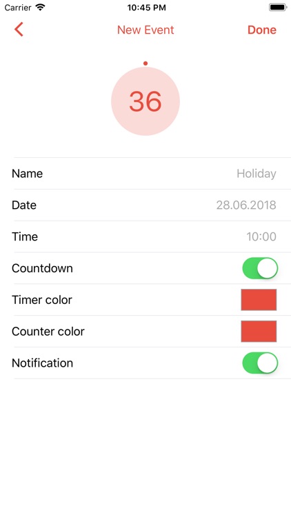 Time countdown - do it on time