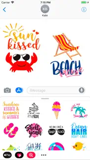 summer is coming stickers iphone screenshot 1