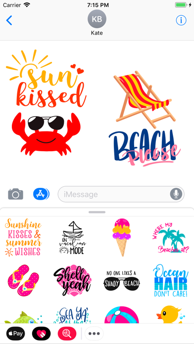 Summer is Coming Stickers Screenshot