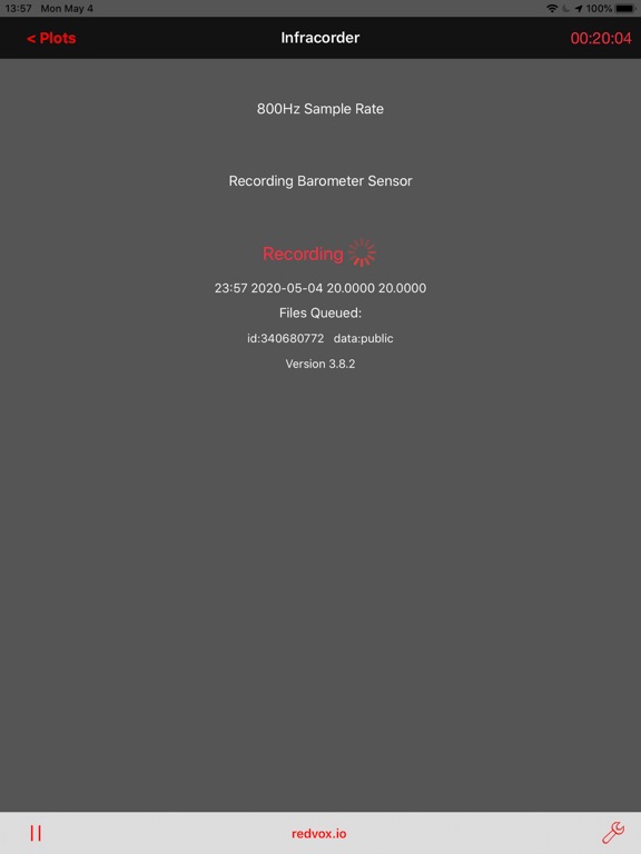 Infrasound Recorder iPad screenshot 7 - Utilities app