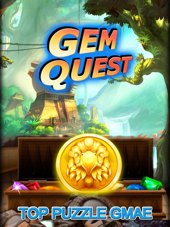 Gem Quest - Jewel Games Puzzle iPad screenshot 4 - Games app