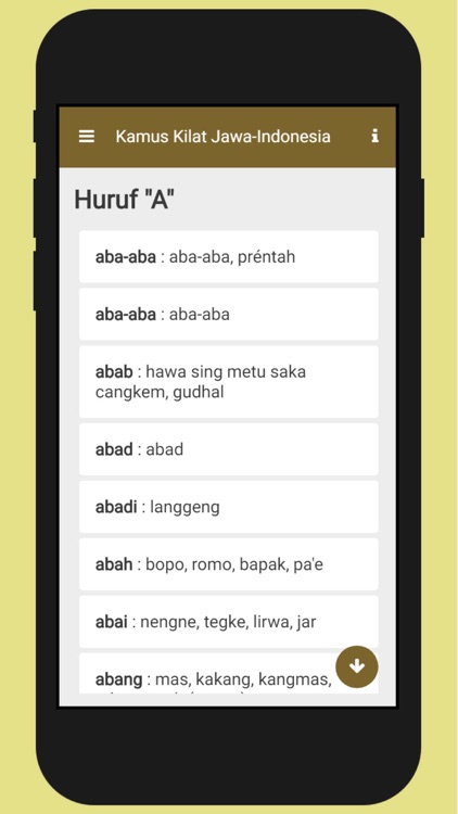 Kamus Kilat Jawa-Indonesia