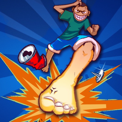 Crazy Stamp-Foot Hero icon