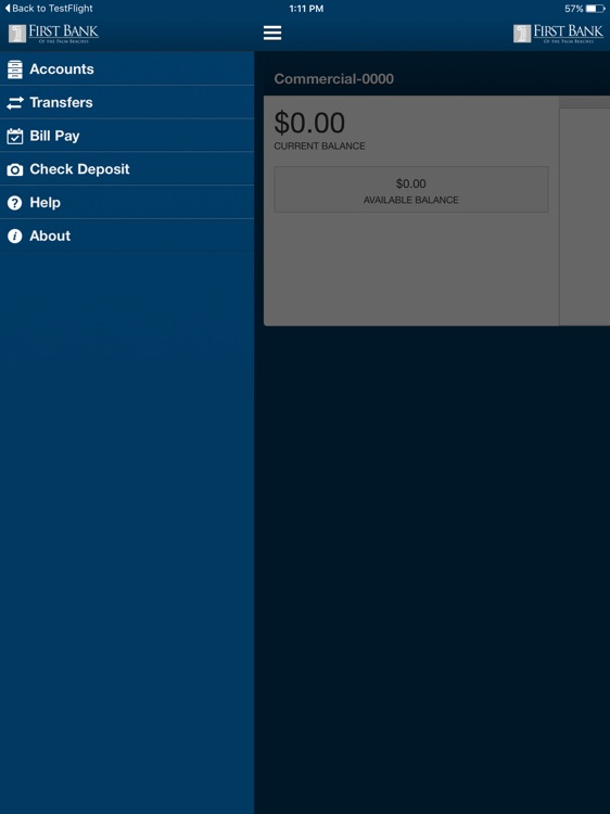 First Banking for iPad