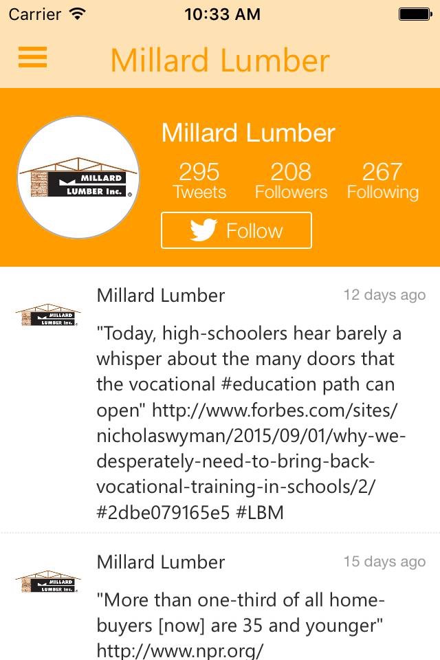 Millard Lumber NOW screenshot 3