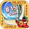 Pack 15 -10 in 1 Hidden Object icon