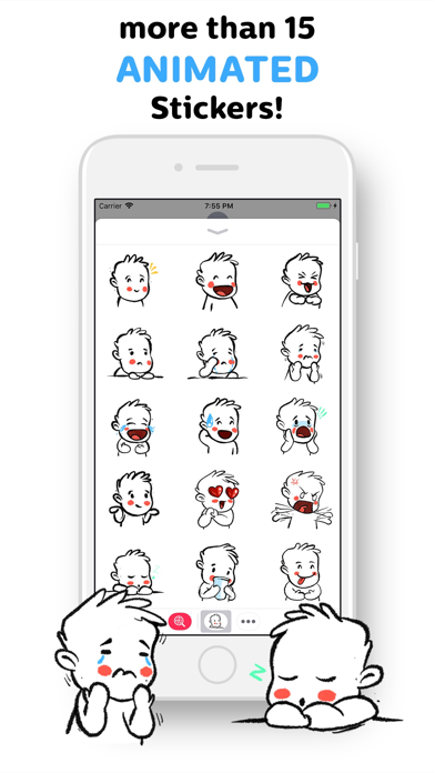 Screenshot #2 pour Boy Stickz - Animated Pack