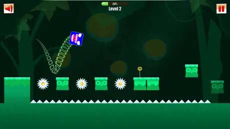 Square Dash GeoMetry jump fast