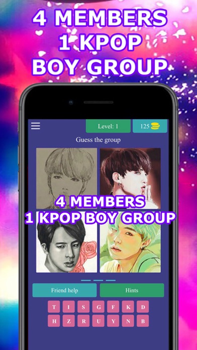 4 Members 1 KPop Boy Group screenshot 1