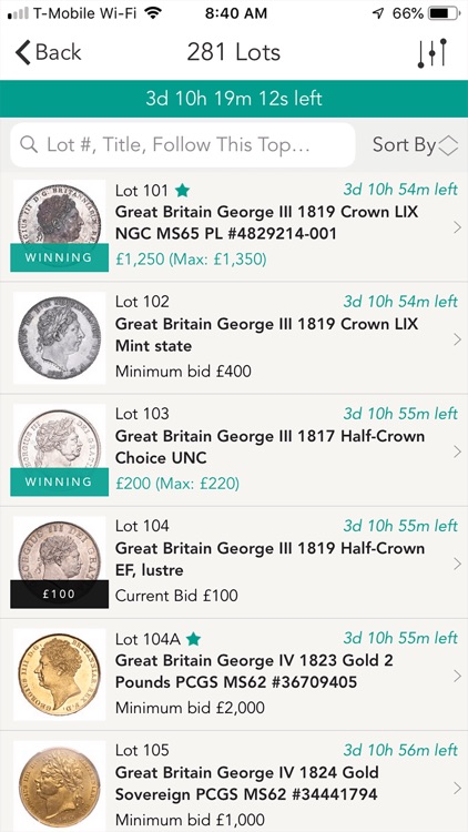 The Coin Cabinet Auctions screenshot-4