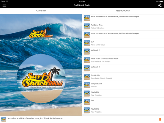 Screenshot #4 pour Surf Shack Radio