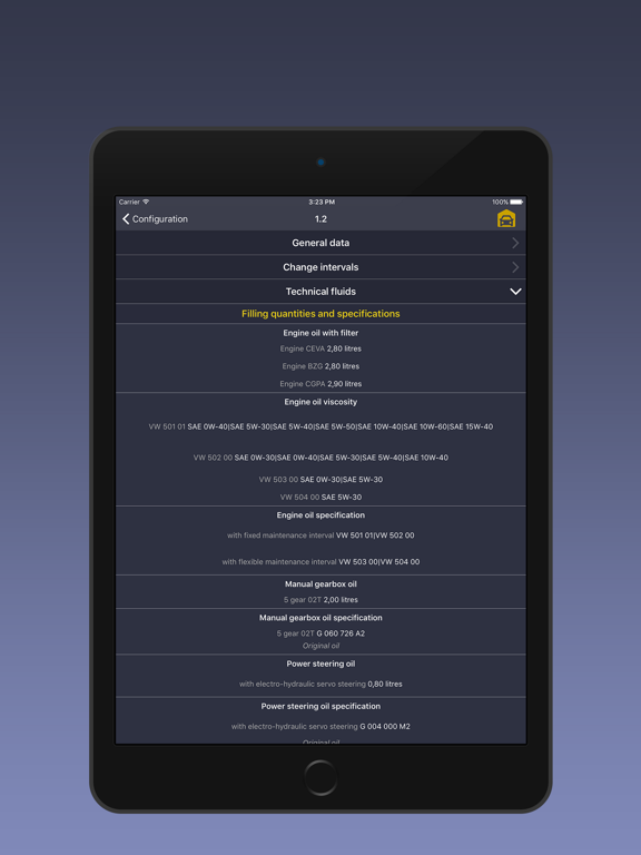 Screenshot #5 for TechApp for Skoda