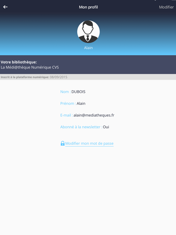 ma medi@theque iPad screenshot 2 - Entertainment app