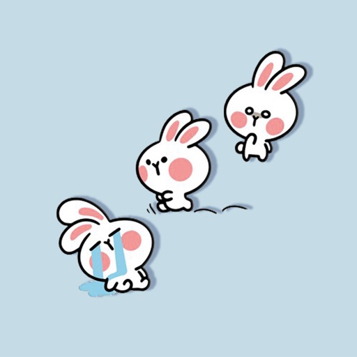 Emo Bunny Stickers iOS App