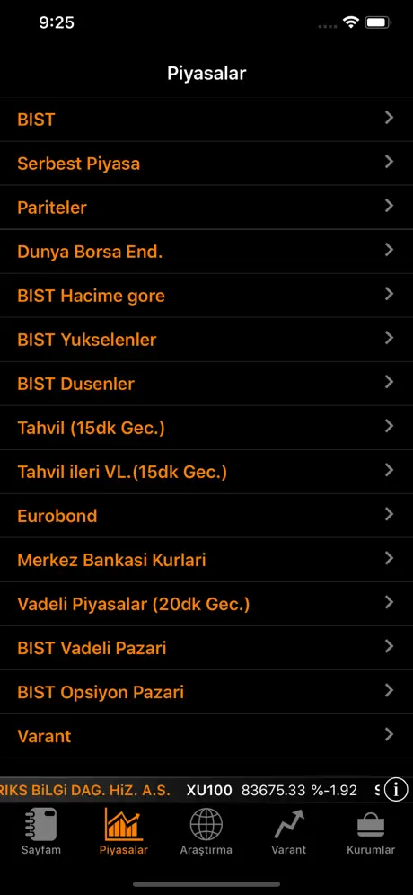 Matriks Mobil Finans