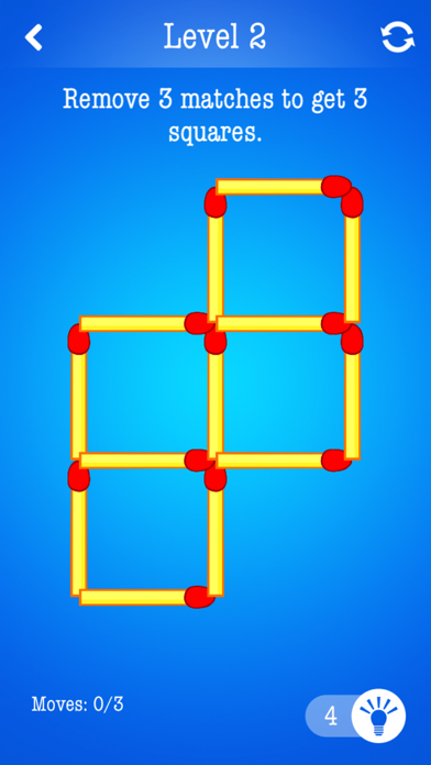 Matchsticks ~ Free Puzzle Game screenshot 1