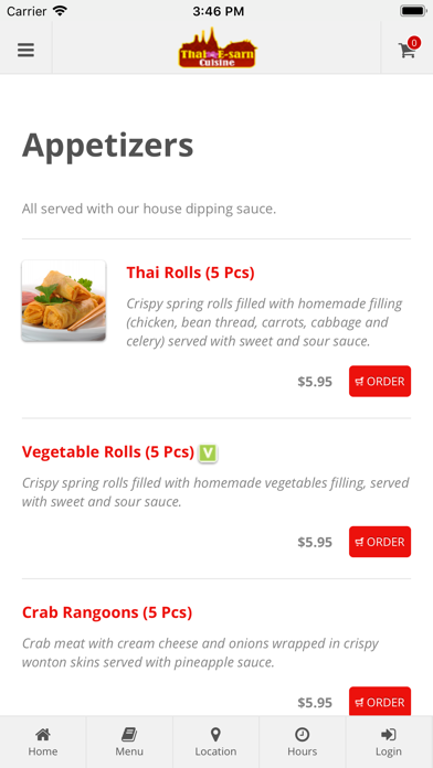 Thai E-Sarn Cuisine screenshot 2