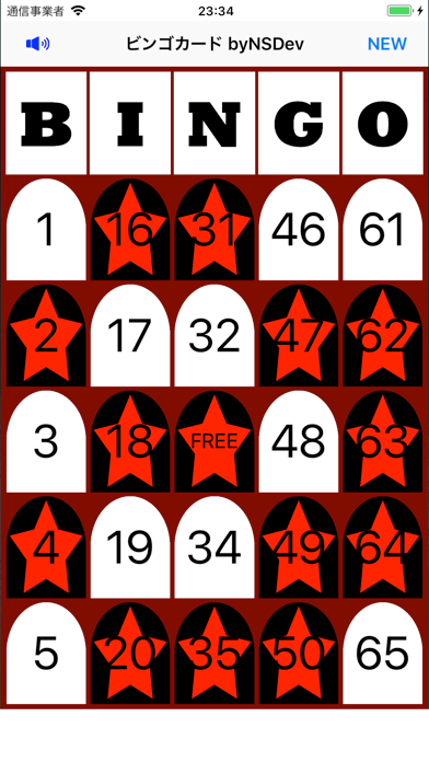 BingoCard byNSDev のスクリーンショット