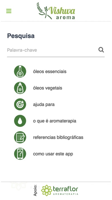 Guia de Aromaterapia Screenshot