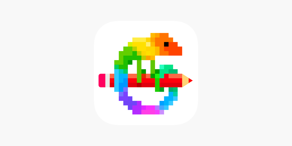 Pixel Art 数字で色ぬり 塗り絵ゲーム をapp Storeで