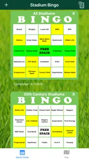 stadium bingo! iphone screenshot 1