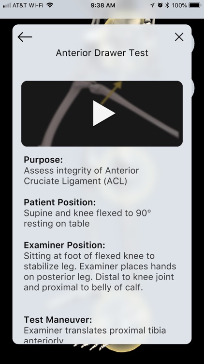 LE Special Tests Pro Consult