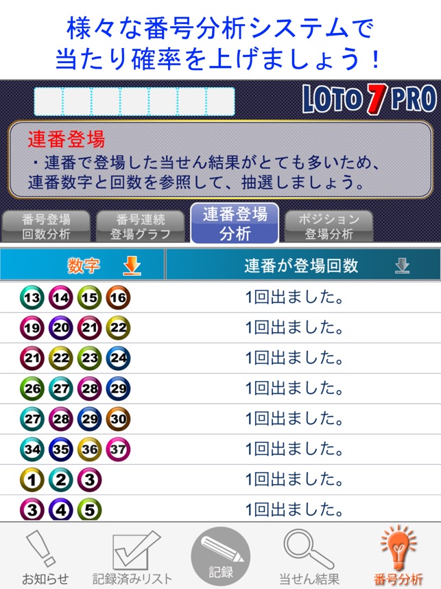 ロト７プロ On The App Store